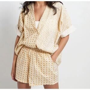 Soleil Soleil overswim beige floral set size Medium‎